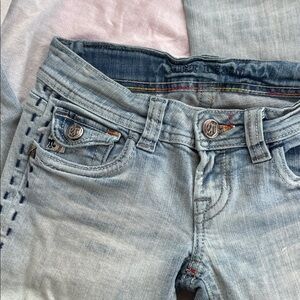 Women's MEK Denim Low Rise Straight Leg Jeans